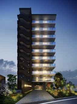 アルファステイツ下松駅III エントエランスアプローチ完成予想図