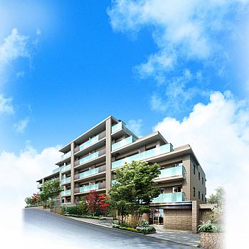 グランスイート高田馬場諏訪の杜外観CG