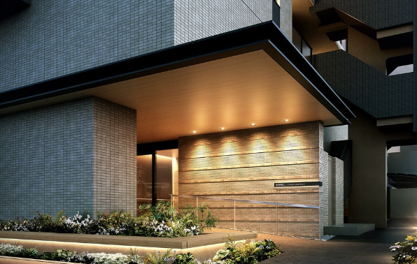 ファイル:ビ・ウェル菜園場パークフロント エントエランス完成予想図.png