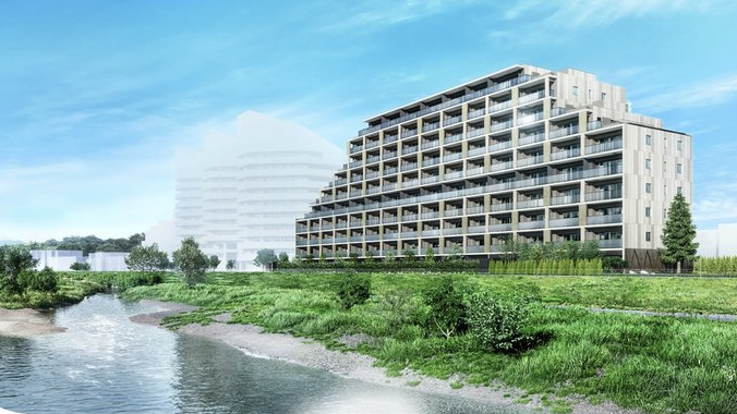 ファイル:Brillia(ブリリア)八王子 River Terrace 外観完成予想図.png