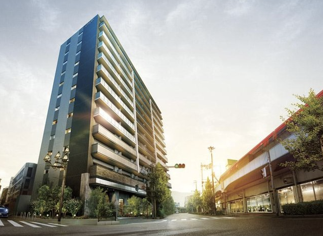 ファイル:エスリード八尾駅前ザ・レジデンス 外観完成予想図.png