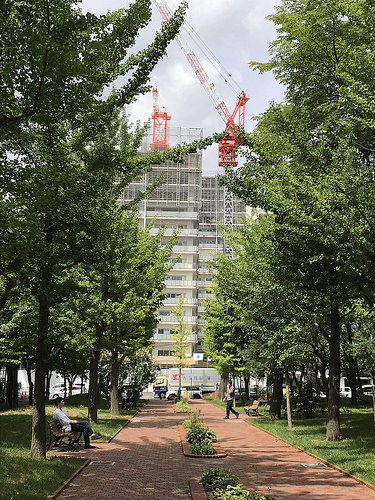 ファイル:ザ・タワーズフロンティア札幌永山記念公園から.jpg