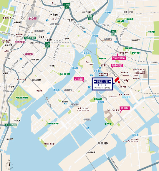 ファイル:現地案内図 越中島 170516.jpg