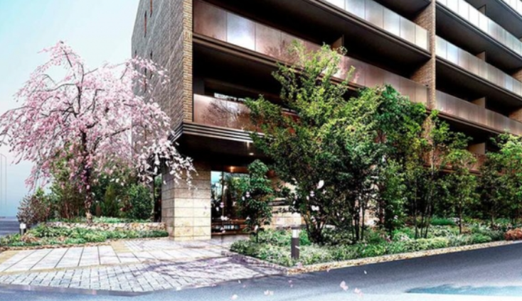 ファイル:オーベル松戸ヒルズ エントランスアプローチ完成予想CG.png