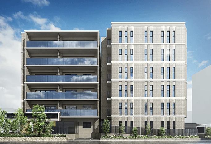 ファイル:ザ・ライオンズ南浦和 外観完成予想図1.png