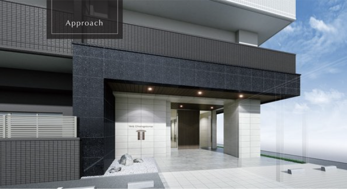 ファイル:ヴェルディ義方小学校前 エントエランスアプローチ完成予想図.png