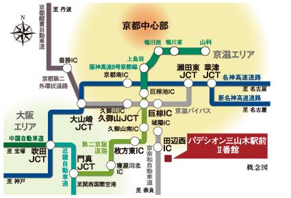 ファイル:パデシオン三山木駅前II番館道路概念図.jpg