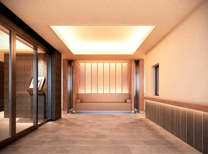 ファイル:ビ・ウェル フレックス 早島駅前 エントエランスホール完成予想図.png