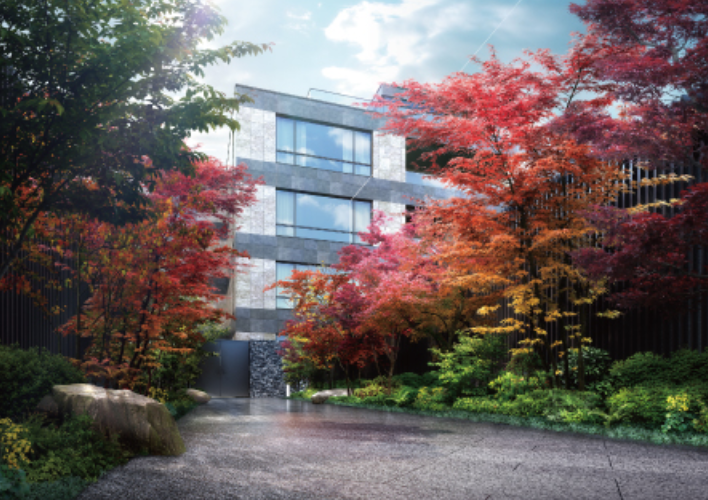 ファイル:レフィール南麻布 南側アプローチ完成予想CG.png