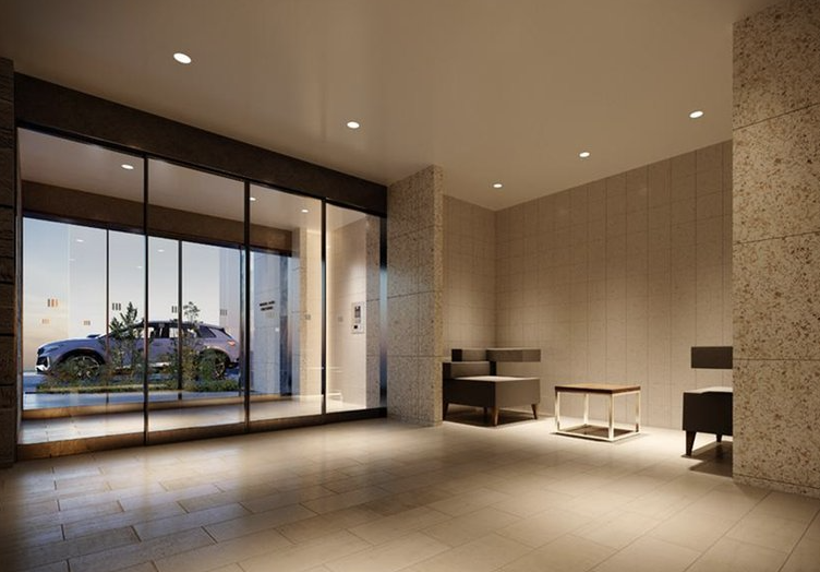 ファイル:プレサンス ロジェ 泉 高岳 エントエランスホール完成予想図.png