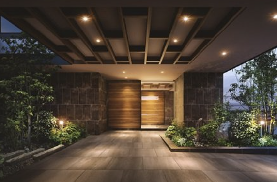 ファイル:グランフォーレ姪浜駅南レジデンス エントエランス完成予想図.png