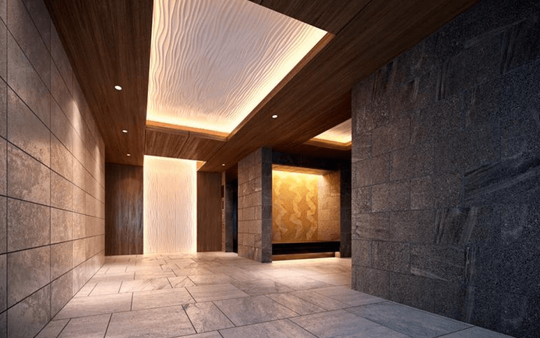 ファイル:ソルティア岡本一丁目 エントエランスホール完成予想図.png