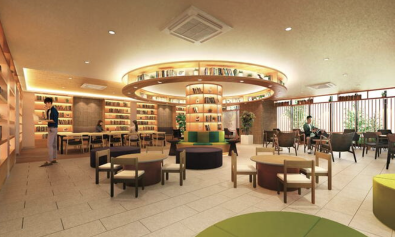 ファイル:MJRザ・ガーデン上荒田 ガーデンライブラリ完成予想図.png