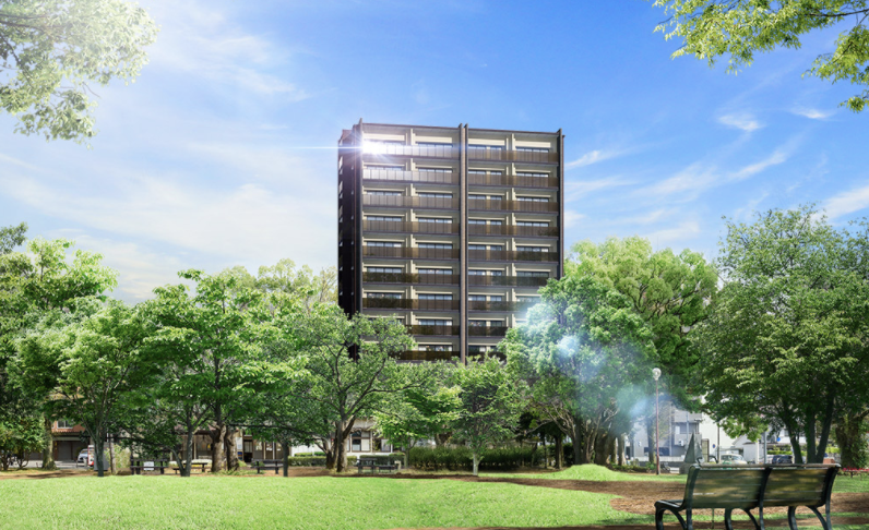 ファイル:MJR宮崎駅南パークサイド 外観完成予想CG1.png