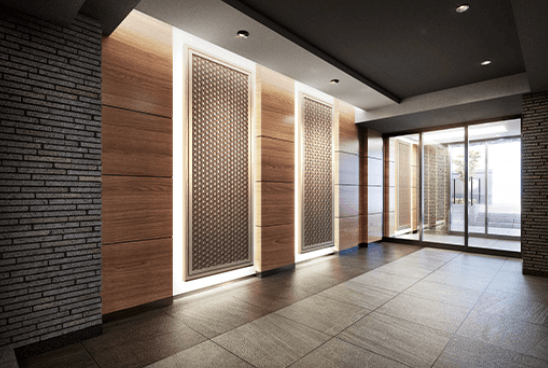 ファイル:プレサンス ロジェ 京都西陣 エントエランスホール完成予想図.png