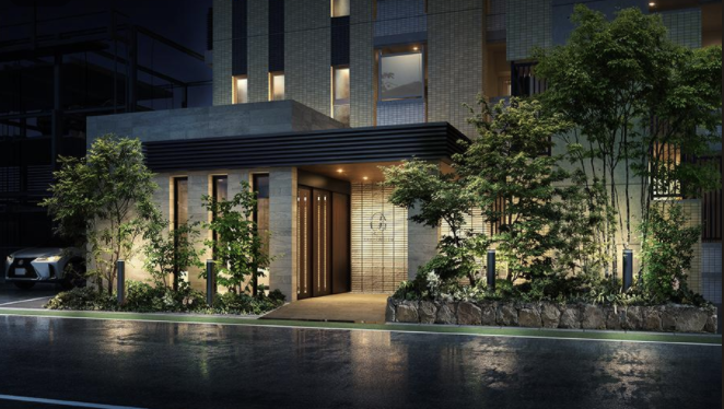 ファイル:セレンシオ高取二丁目 エントランスアプローチ完成予想図.png