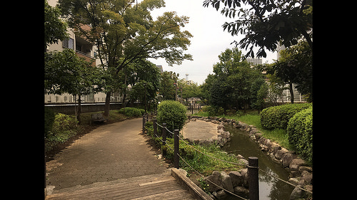 ファイル:プラウド清澄白河ガーデン 福富川公園.jpg