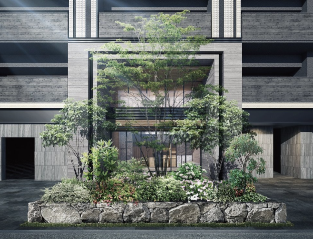 ファイル:レ・ジェイド上通 エントランスアプローチ完成予想CG.png