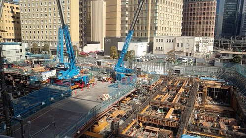 ファイル:施工時 先週の現地(少し線路寄り) (2017-03-28撮影)170429.jpg