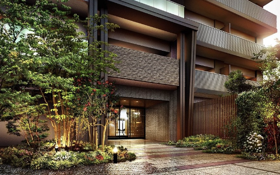 ファイル:グランドパレス船橋ミッドガーデン エントエランスアプローチ完成予想図.png