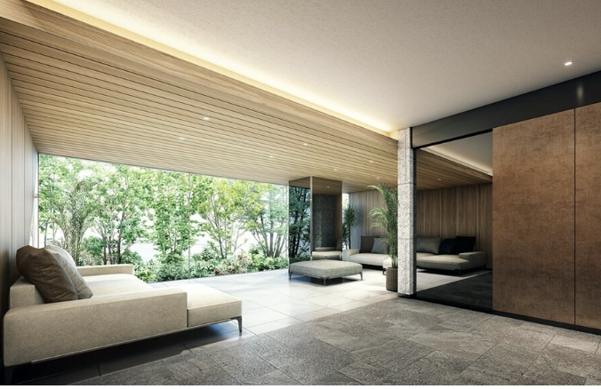 ファイル:ディアナコート大井町翠景 エントランスホール完成予想CG1.png