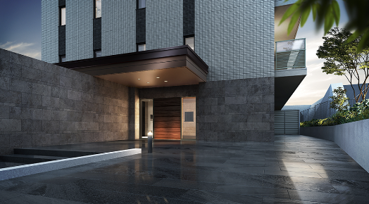 ファイル:クレアホームズ市ヶ尾荏田西 エントエランスアプローチ完成予想図.png