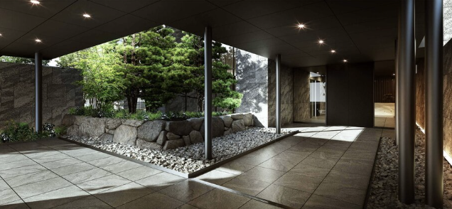 ファイル:ザ・サーパス高松錦町 エントエランスアプローチ完成予想図2.png