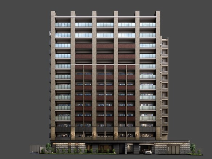 ファイル:クレヴィア新宿若松町 外観完成予想CG1.png