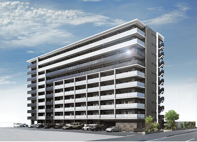 ファイル:アルファステイツ衣山駅 外観完成予想図.png