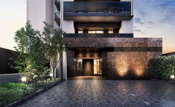 ファイル:プレシス川崎レジデンス エントランスアプローチ完成予想CG.png