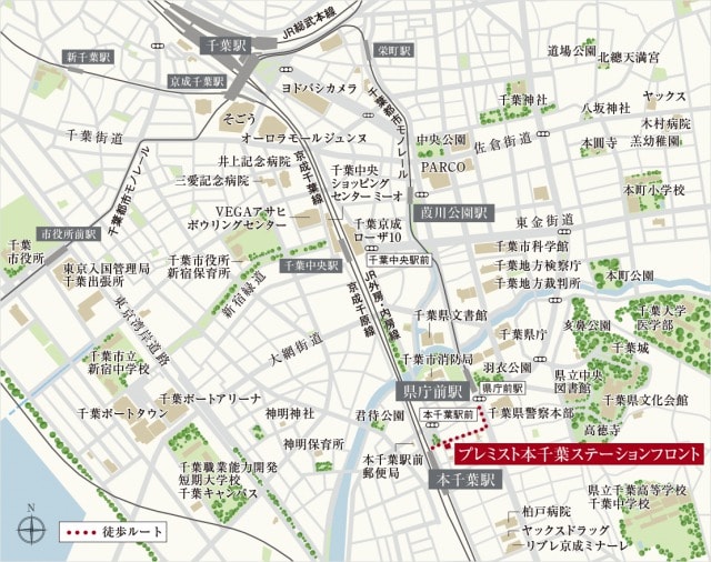 ファイル:現地案内図 本千葉161012.jpg