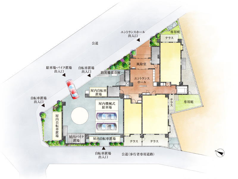 ファイル:グローベル ザ・オペラ 横浜ウエスト敷地配置図.jpg
