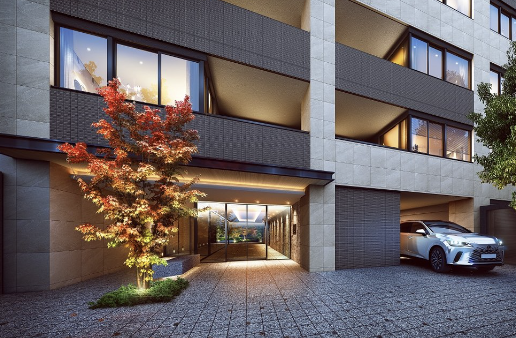 ファイル:クリオ氷川台シーズンテラス エントエランスアプローチ完成予想図.png