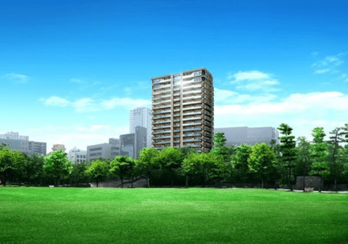 ファイル:クレアホームズ番町 ザ・パークフロントタワー 外観完成予想図1.png