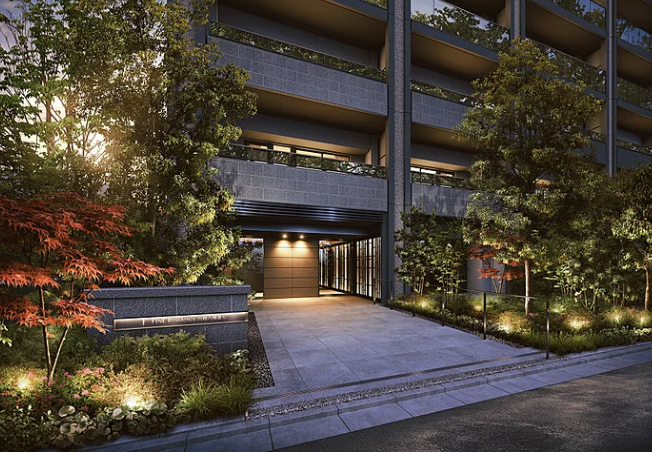 ファイル:ファインレジデンス川越八幡通り エントエランスアプローチ完成予想図.png