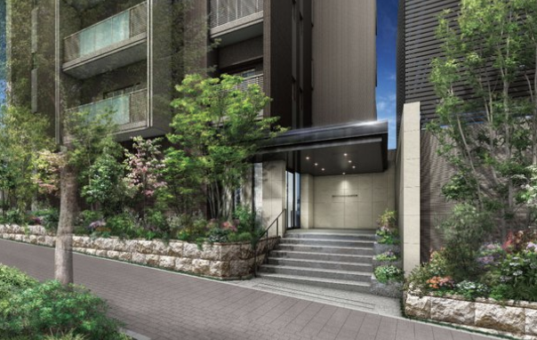 ファイル:マストスクエア本山四谷通 エントランスアプローチ完成予想図.png