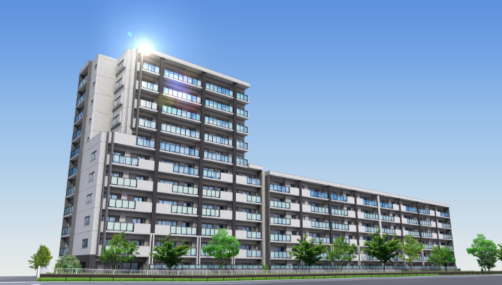 ファイル:クリーンリバーフィネス東札幌アベニュー 外観完成予想図.png