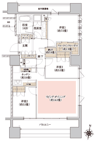 ファイル:Bタイプ 三番町テラス.jpg