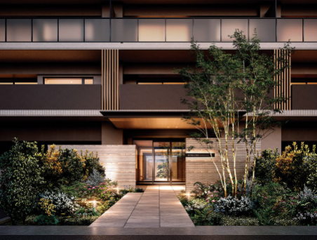 ファイル:ビ・ウェルフレックス南御座 エントエランスアプローチ完成予想図.png