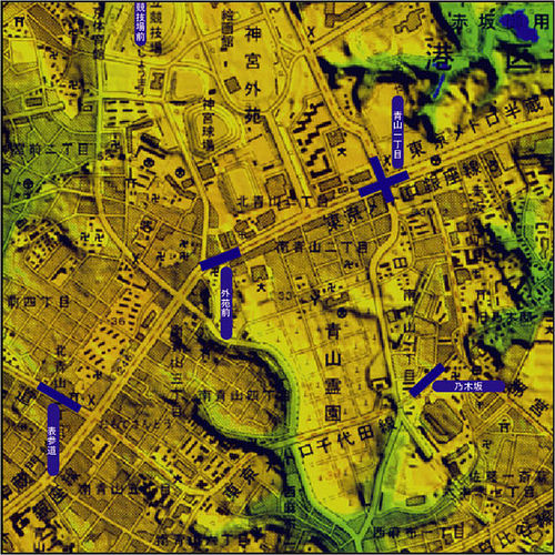 ファイル:ザ・パークハウス 麻布外苑西通り 地形図.jpg