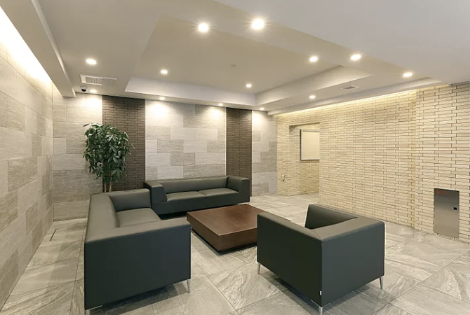 ファイル:プレサンス ロジェ 瑞穂運動場東駅前 エントエランスホール完成予想図.png