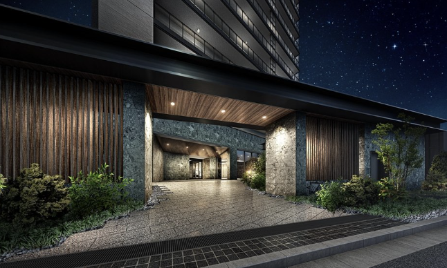 ファイル:レーベン盛岡紺屋町 エントエランスアプローチ完成予想図.png