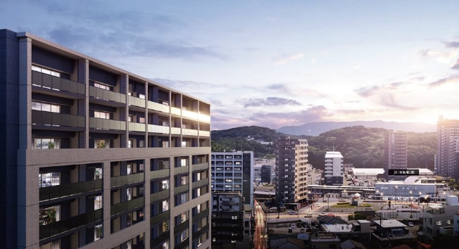 ファイル:アーバンパレス新飯塚 外観完成予想図1.png