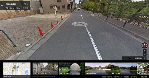 ファイル:ストリートビュー3 さらに駅側へすすむ(2015-11-28撮影)170419.jpg