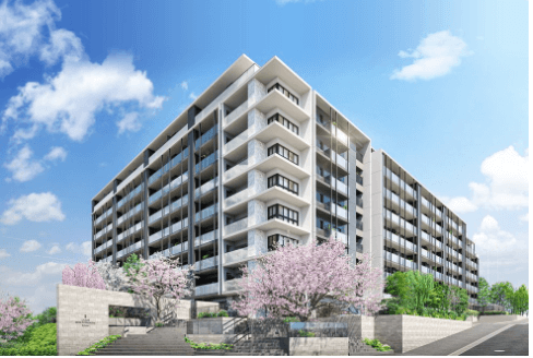 ファイル:レ・ジェイド千里藤白台3丁目 外観完成予想図1.png