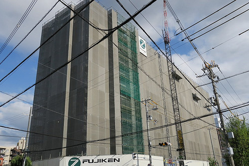 ファイル:施工時 北西角の交差点から(2016-08-23撮影).jpg