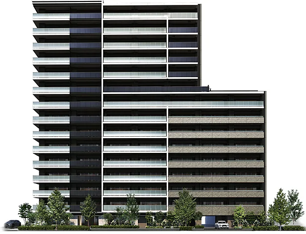 ファイル:サーパス元今泉スクエアガーデン 外観完成予想図2.png