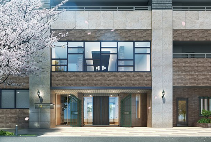 ファイル:モントーレ舞鶴ベイレジデンス エントランスアプローチ完成予想CG.png