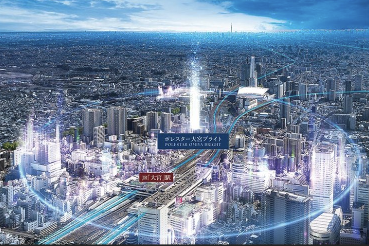 ファイル:ポレスター大宮ブライト 周辺写真CG合成.png