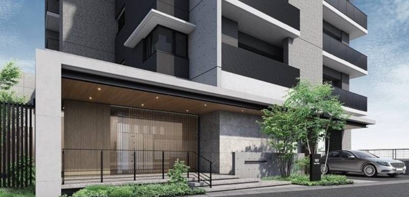 ファイル:トラスト鳥栖中央レジデンス エントランスアプローチ完成予想CG.png